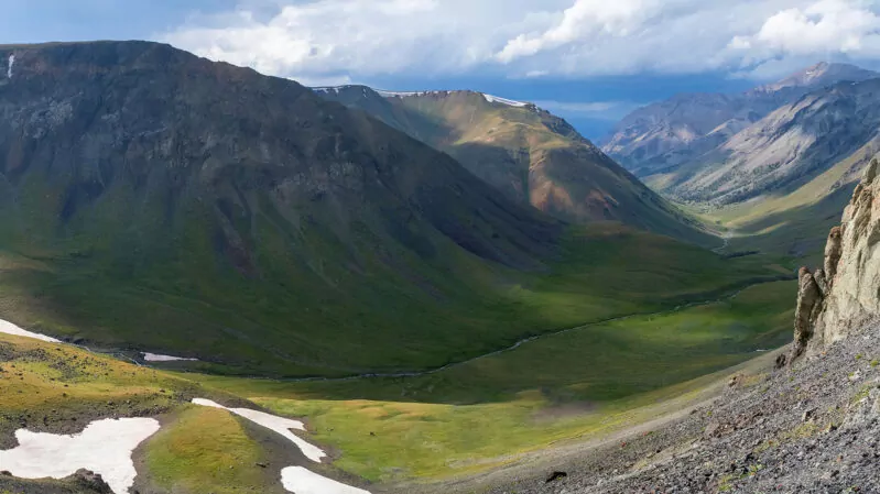Absaroka Mountains in Wyoming