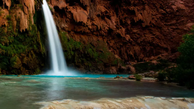 Havasu Falls on the Havasupai Indian Reservation