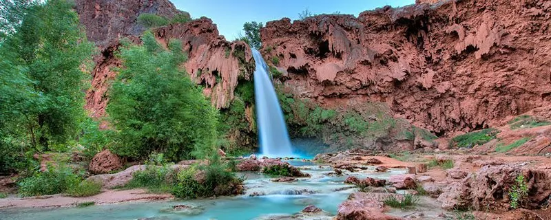 Havasupai waterfall