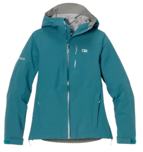 best rain jackets outdoor research foray 3L and aspire 3L