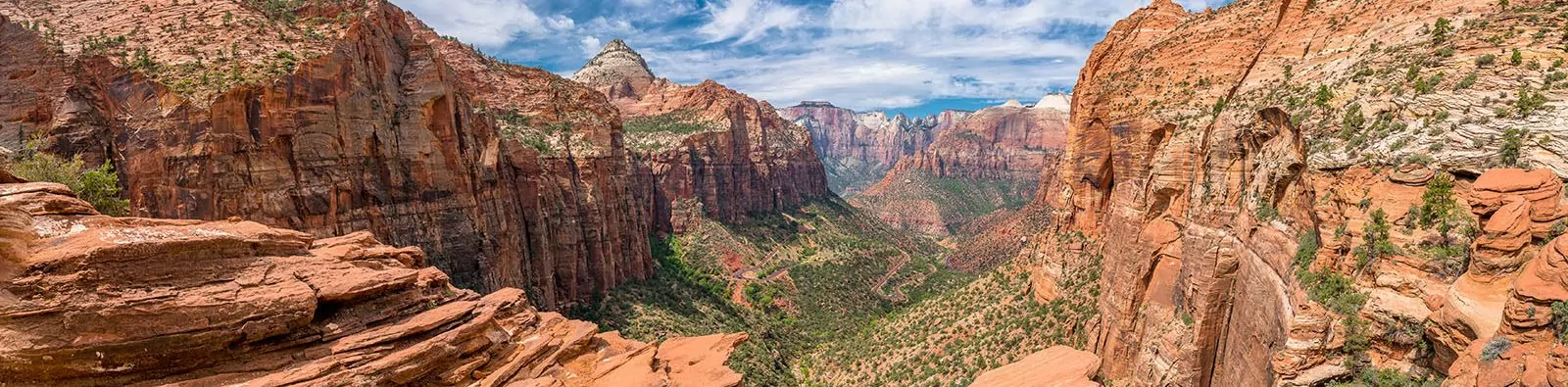 Beautiful view of Zion National Park