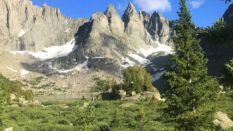 Jagged peaks of the Wind River Range, Wyoming